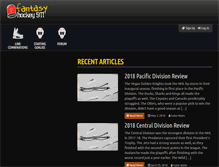 Tablet Screenshot of fantasyhockey911.com